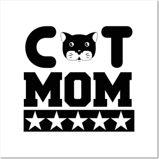Cat Mom T Shirt For Women Men Posters and Art